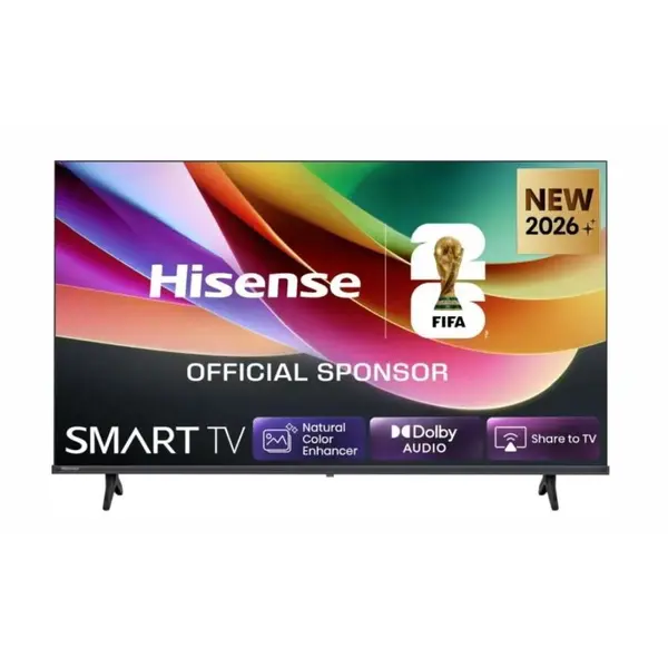 HISENSE Televizor LED Hisense 101 cm (40) 40A4S, Full HD, Smart TV, WiFi, CI+, Negru