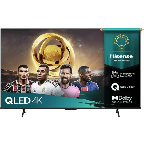 HISENSE Televizor QLED Smart Hisense E7Q 50E7Q PRO, Ultra HD 4K, HDR, 126cm, Wi-Fi, Negru