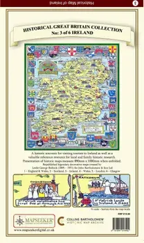 Historical Map of Ireland, Paperback/***