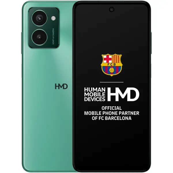HMD Telefon mobil HMD Pulse Pro, Dual SIM, 4G, 128GB, 6GB RAM, 5000 mAh, camera selfie 50MP, Verde