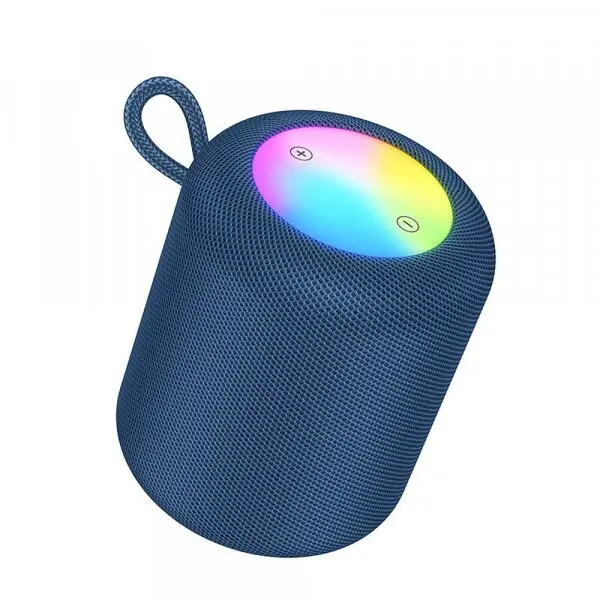 HOCO Boxa Portabila Bluetooth HOCO HC30, 5W, TWS, RGB, Albastra