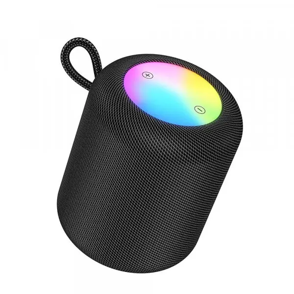 HOCO Boxa Portabila Bluetooth HOCO HC30, 5W, TWS, RGB, Neagra