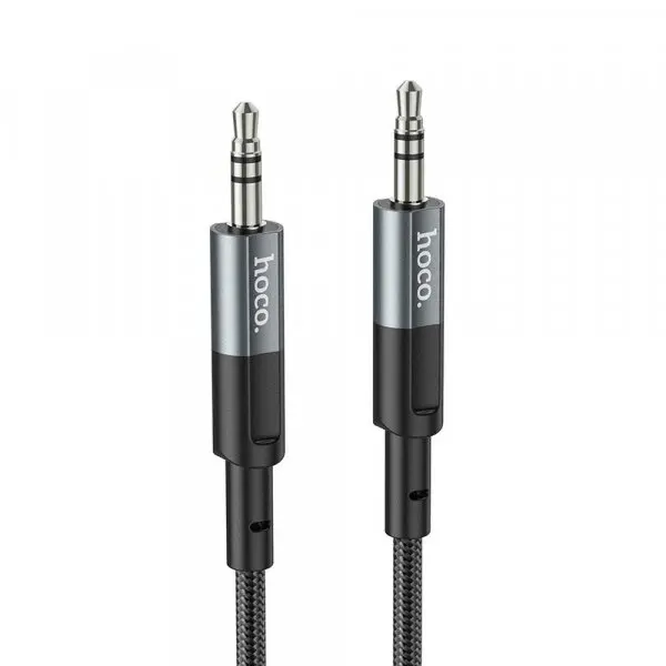 HOCO Cablu Audio 3.5mm - 3.5mm HOCO UPA23, 1m, Gri