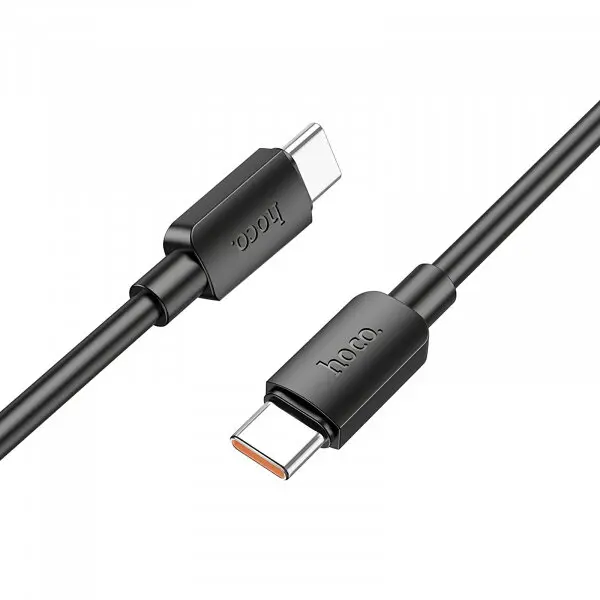 HOCO Cablu Date si Incarcare USB-C - USB-C HOCO X96, 100W, 1m, Negru