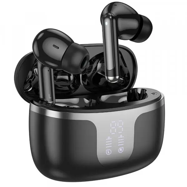 HOCO Casti True Wireless HOCO EQ10, Bluetooth, Microfon, Negru