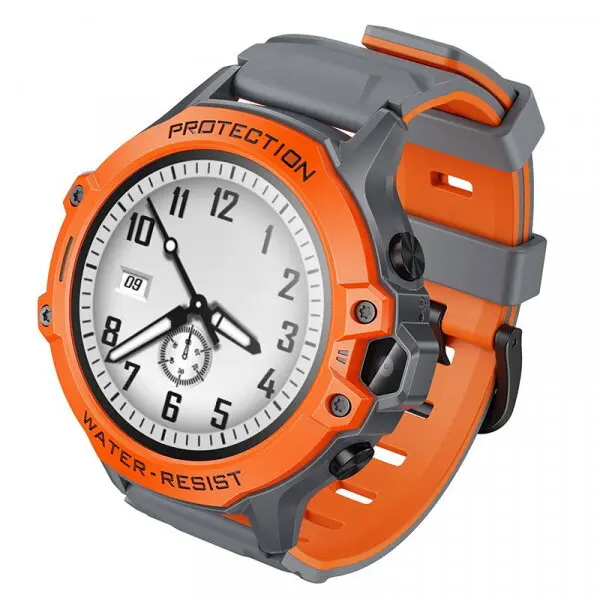 HOCO Ceas Inteligent HocoY107, Apeluri video, Localizare GPS,1.28 inch, Portocaliu