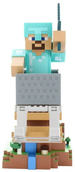 Holder EXG Games: Minecraft - Steve in Diamond Armour, 20 cm
