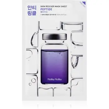 Holika Holika Skin Rescuer Peptide mască textilă revitalizantă cu peptide