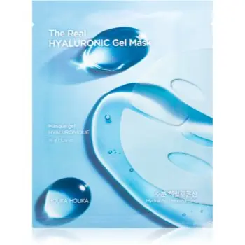 Holika Holika The Real Hyaluronic Gel Mask mască textilă hidratantă cu textura de gel