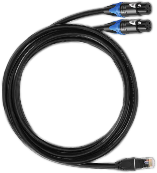 Hollyland Solidcom RJ45 to Dual XLR Audio Cable
