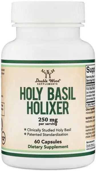 Holy Basil Holixer, 250 mg, 60 capsule, Double Wood