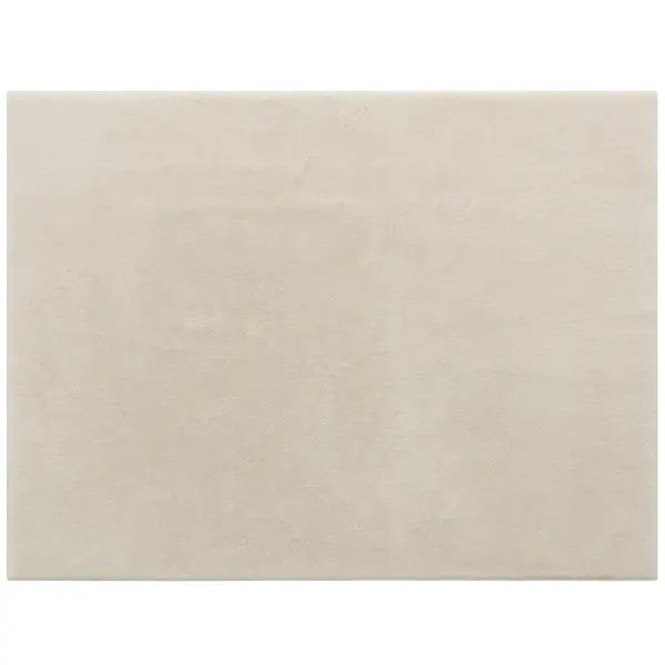 HOMCOM Covor Living 160x230 cm Lavabil la Mașina de Spălat Fire Lungi Stil Modern Covoraș pentru Camera de Zi Dormitor Crem | Aosom Romania