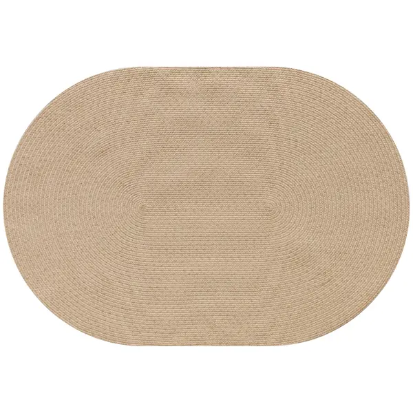 HOMCOM Covor pentru Living 170x120 cm Lavabil la Mașină Țesut Manual Stil Rustic Covoraș pentru Living Dormitor Bej | Aosom Romania