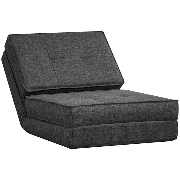 HOMCOM Fotoliu capitonat multifuncțional - design modern și confortabil | Aosom Romania