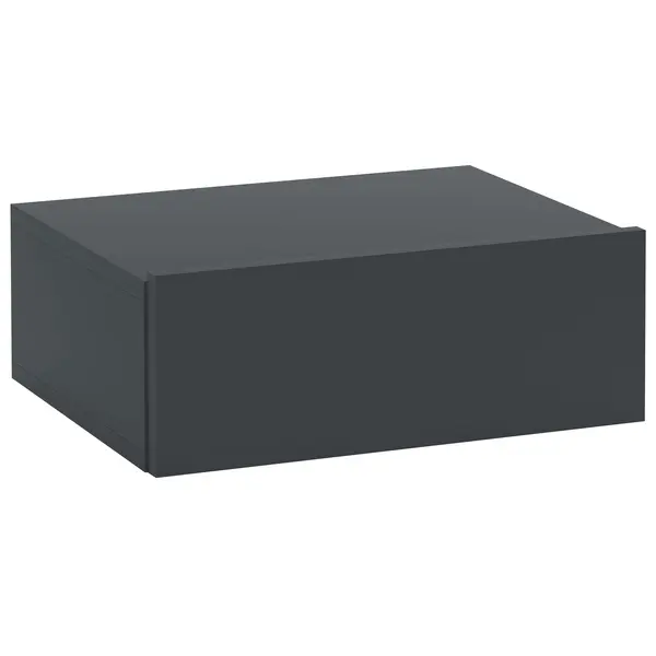 HOMCOM Noptieră Suspendată cu Sertar din PAL, 40x30x15 cm, Negru | Aosom Romania