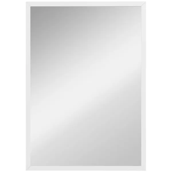 HOMCOM Oglindă Dreptunghiulară de Perete cu Cârlige, Sticlă și MDF, 60x80 cm, Negru | Aosom Romania