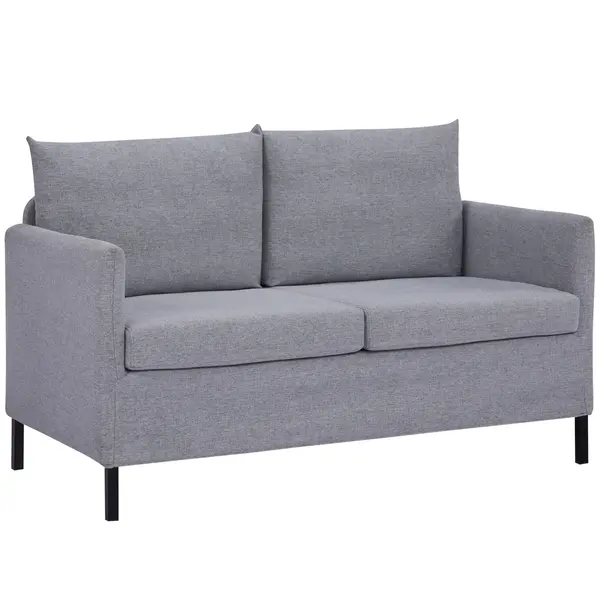HOMCOM Sofa Compact de 2 Locuri – Eleganță și Confort | Aosom Romania