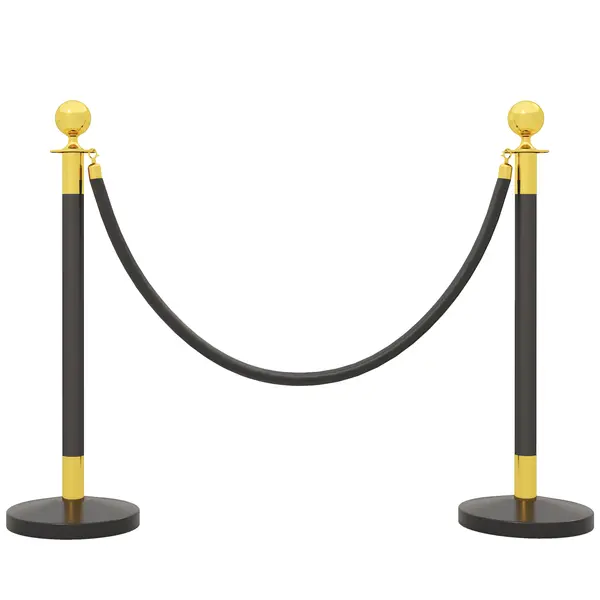 HOMCOM Stâlpi de Ghidare cu Funie de Catifea de 1,5 m și Bază de Umplut, din Oțel Inoxidabil, Ø32x96 cm, Negru | Aosom Romania