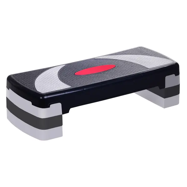 HOMCOM Step fitness aerobic stepper înălțime reglabilă suprafață antiderapantă 78x29x20 cm | Aosom Romania