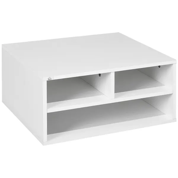HOMCOM Suport pentru Imprimantă cu 2 Niveluri, 47x40x27.5 cm, Alb | Aosom Romania