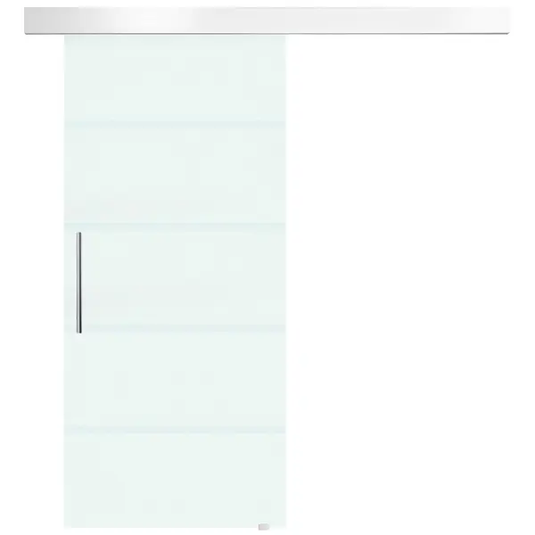 HOMCOM, usa glisanta din sticla securizata satinata, 90x205 cm | Aosom Romania