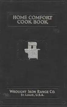 Home Comfort Cook Book 1925 Reprint, Hardcover/Wrought Iron Range