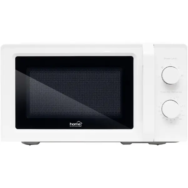 HOME Cuptor cu microunde Home HGMH19, 700 W, 19 L, 5 trepte, tehnologie innoWAVE, dezghetare dupa greutate si timp, max. cronometru 30 p, Alb