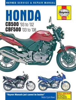 Honda CB500 & CBF500 (93 - 08), Paperback/***