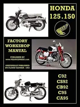 Honda Motorcycles Workshop Manual 125-150 Twins 1959-1966, Paperback/Floyd Clymer