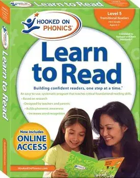 Hooked on Phonics Learn to Read - Level 5: Transitional Readers (First Grade - Ages 6-7), Paperback/Hooked on Phonics