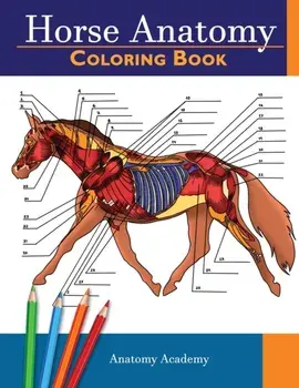 Horse Anatomy Coloring Book: Incredibly Detailed Self-Test Equine Anatomy Color workbook - Perfect Gift for Veterinary Students, Horse Lovers & Adu/Anatomy Academy