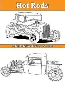 Hot Rods: Adult Coloring Book, Paperback/Jordan Biggio