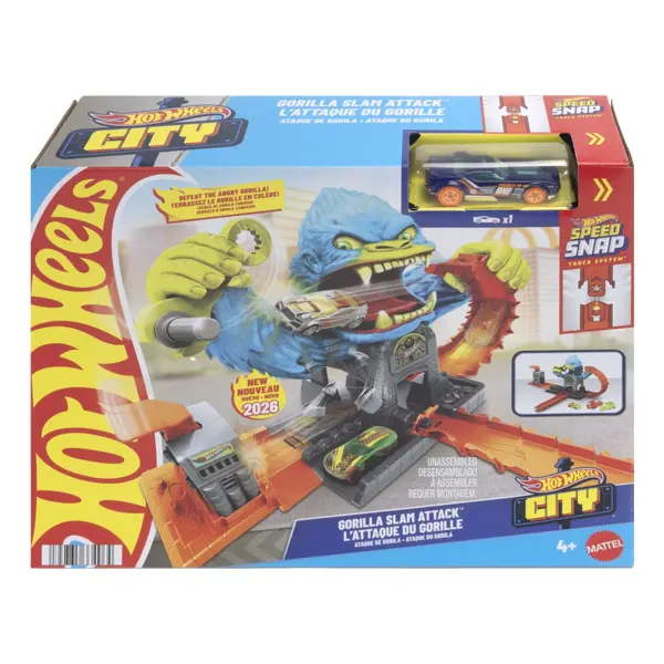 HOT WHEELS CITY PISTA INAMICILOR ATACUL GORILEI