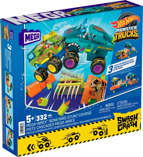 Hot Wheels Monster Truck - Mega Bloks Set Mega Wrex