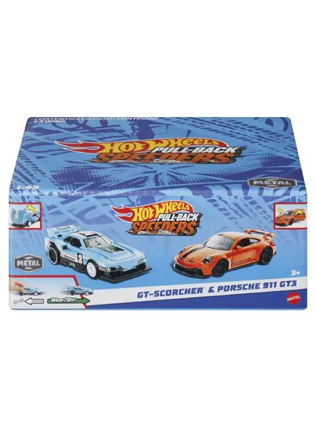 Hot Wheels Pull-back Speeders Gt Scorcher Porsche 911 Gt3 (hpr96)