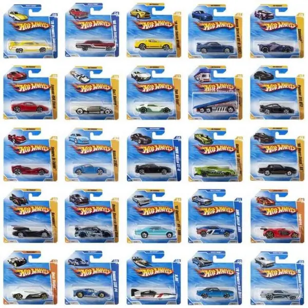 HOT WHEELS Set 72buc Masinuta de jucarie HOT Wheels Car small 5 cm, scara 1:64, metal si plastic