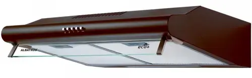 Hota Albatros H10AM ECO+, 49 W, 1 Motor, 204.1 m3/h, Filtru metalic dublu-caseta, 60 cm (Maro)