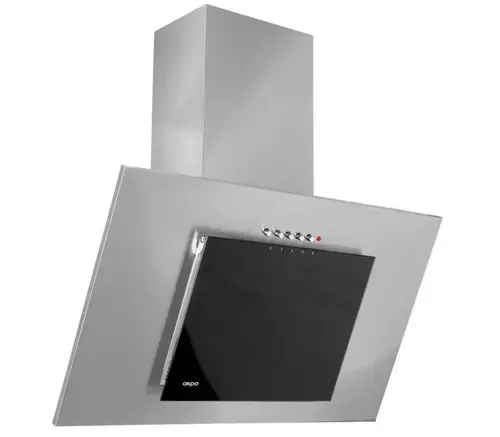 Hota decorativa Akpo WK-4 Nero Eco, 326 m3/h, Clasa C, Sticla, 60 cm (Gri/Negru)