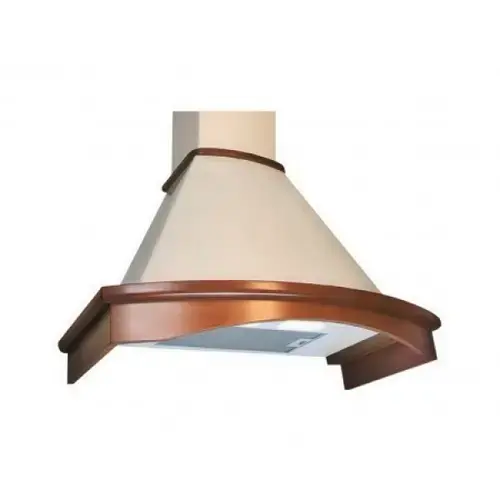 Hota decorativa AKPO WK-4 Rustica Nova 60, putere de absorbtie 420 m3 / h , 3 viteze , 60 cm crem