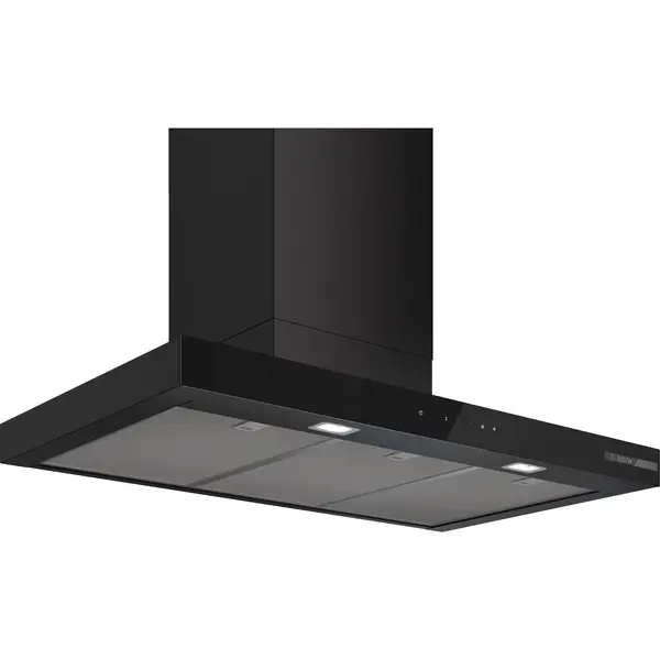 Hota decorativa Bosch DWB97DN60, 699 mc/h, 3 trepte, Clasa A++, Iluminare LED, 90 cm, Matt black