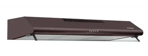 Hota Decorativa Heinner HCH-490-BRW, Putere 120 W, 2 motoare, 3 Trepte (Maro)