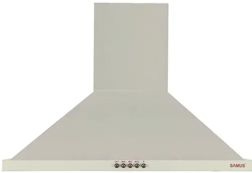 Hota decorativa Samus HS604DHR, 400 m3/h, 166 W, 60 cm latime (Bej)