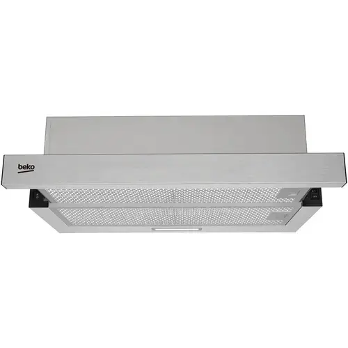 Hota incorporabila telescopica Beko HNT63322XH, Clasa B, 320 mc/h, Filtru metalic, 60 cm (Inox)