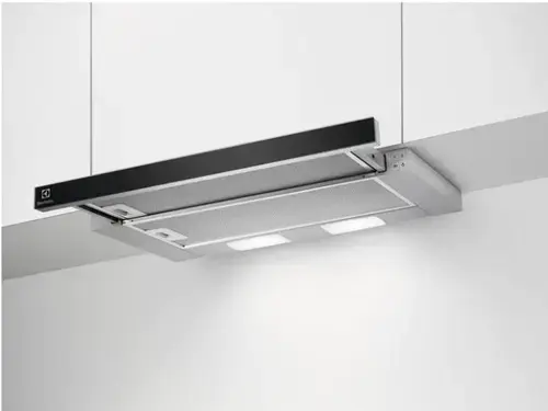 Hota incorporabila telescopica Electrolux LFP326AB, 410 mc/h, 60 cm, Clasa C (Negru/Argintiu)