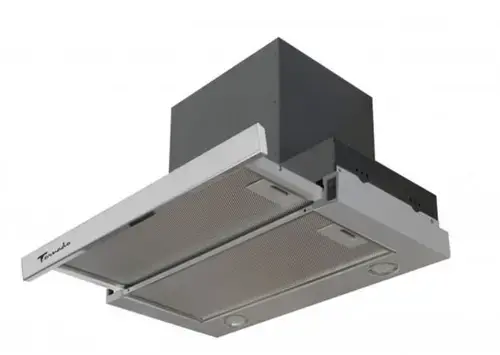 Hota incorporabila telescopica Tornado Solano 860 (60), 1 Motor, 3 Viteze, 860 m3/h, Filtru anti-grasimi, Clasa C, 60 cm (Inox)