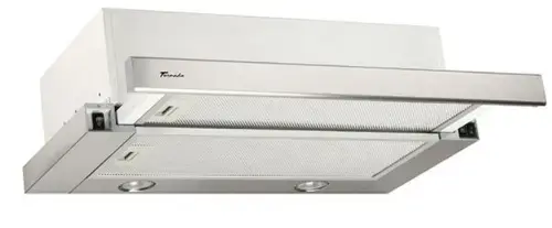 Hota incorporabila telescopica Tornado Storm 700 (50), 1 Motor, 3 Viteze, 700 m3/h, Filtru anti-grasimi, Clasa C, 50 cm (Inox)