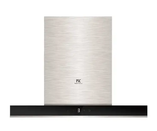 Hota Master Kitchen MKHD T9081ED-TouchBK/XS 800Mc/h Latime 90cm Clasa A Control Slide Touch 3 Filtre Aluminiu Sticla (Negru/Inox)