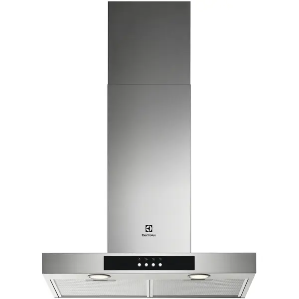 Hota semineu Electrolux LFT426X, 600 mc/h, 1 motor, Filtre aluminiu lavabile, Inox