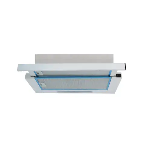 Hota telescopica Studio Casa Alizee 60 WH, 60 cm, 2 motoare, putere de absorbtie 450 m3/h (Alb)