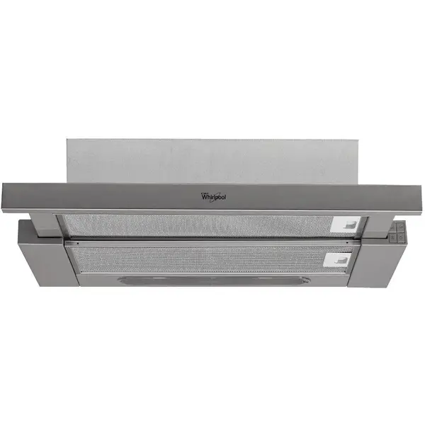 Hota telescopica Whirlpool AKR 749/1 IX, 371 mc/h, 1 motor, 60 cm, Inox
